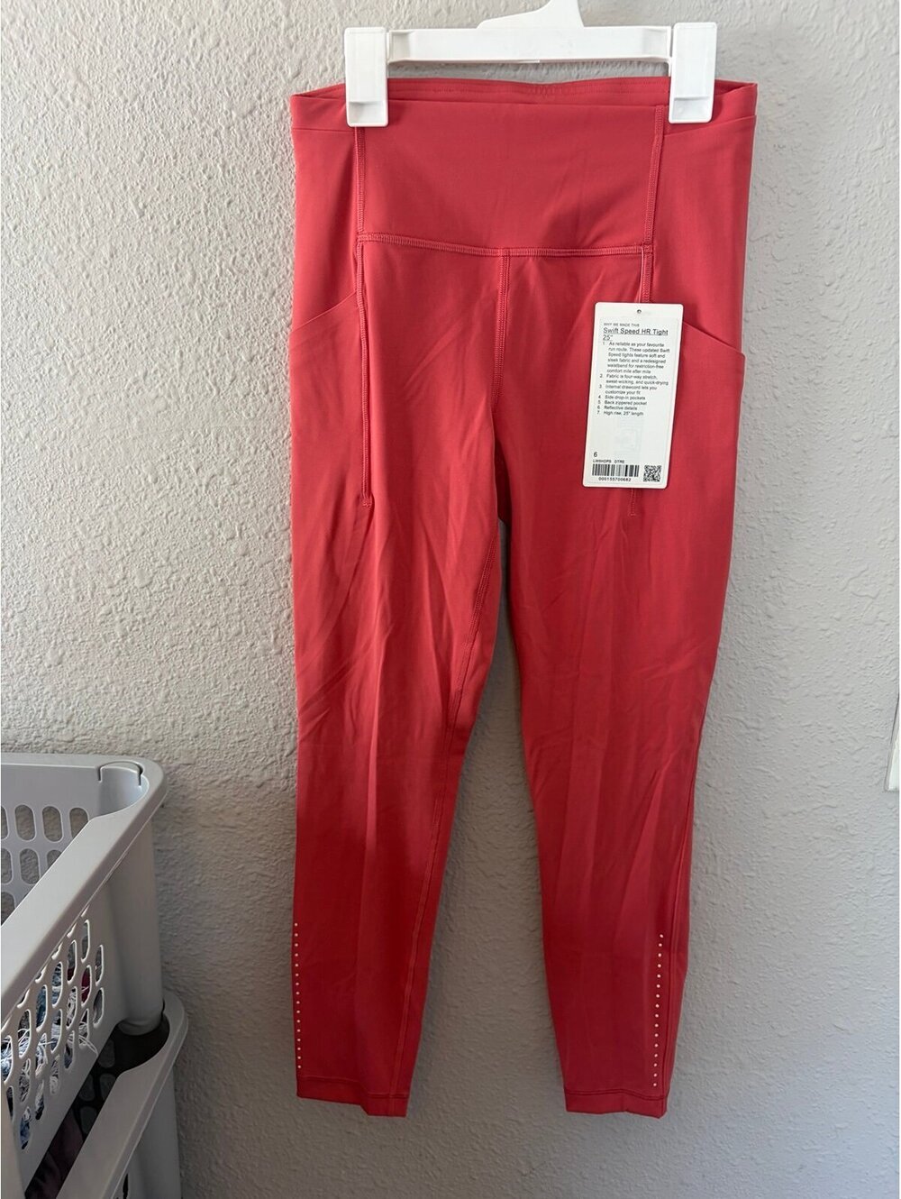 NWT Lululemon Swift Speed High-Rise Tight 25in Desert Red (more of a pink)